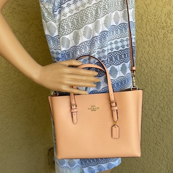 Coach c4084 Mollie Tote 25 Faded Blush - Picture 16 of 16